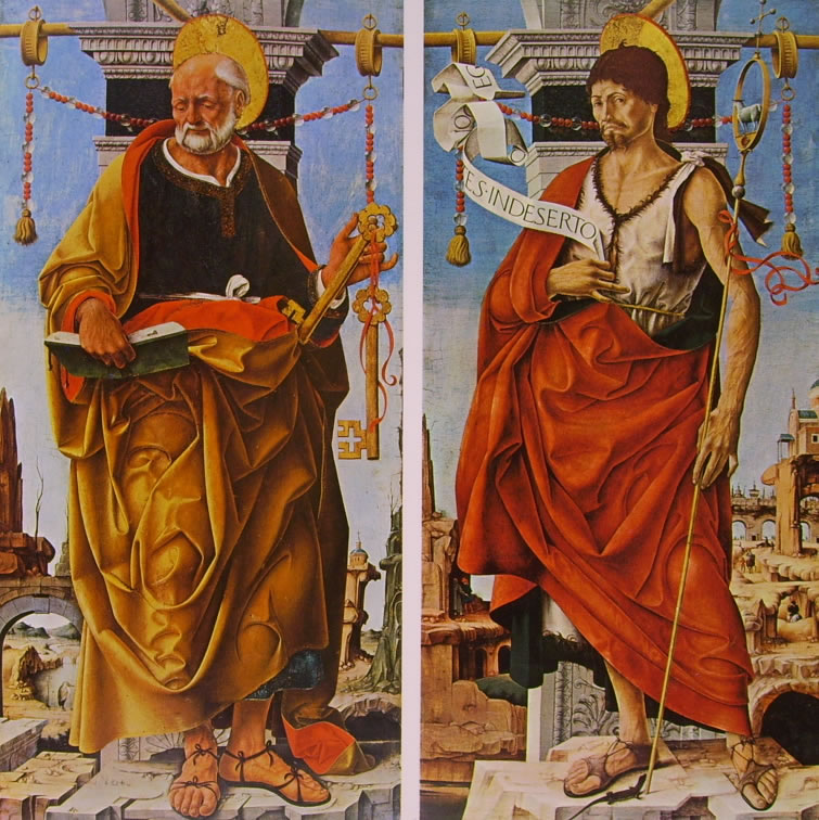 Francesco del Cossa: San Pietro e San Giovanni Battista