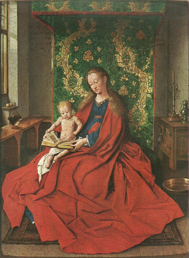 Jan van Eyck: Madonna col bambino leggente (Madonna di Ince Hall)