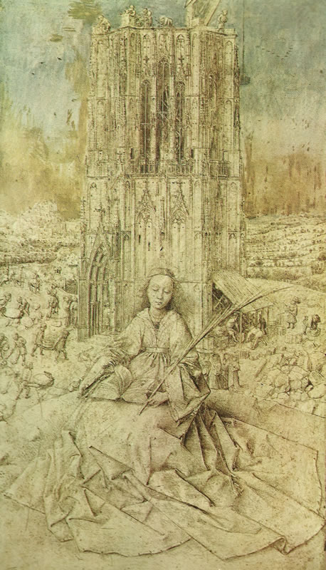 Jan van Eyck: Santa Barbara