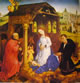 15 Van der Weyden - L'adorazione del bambino