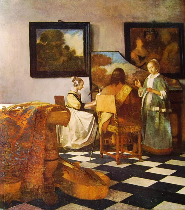 Jan Vermeer: Concerto a tre, cm. 62,8