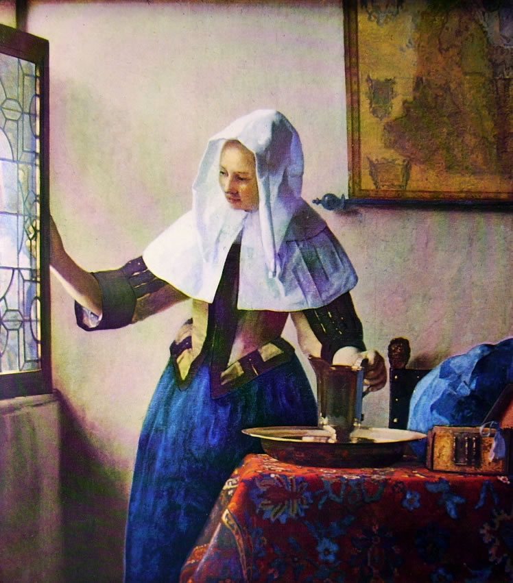 Jan Vermeer: Donna con brocca