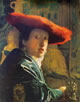 12 Vermeer - Ragazza con cappello rosso