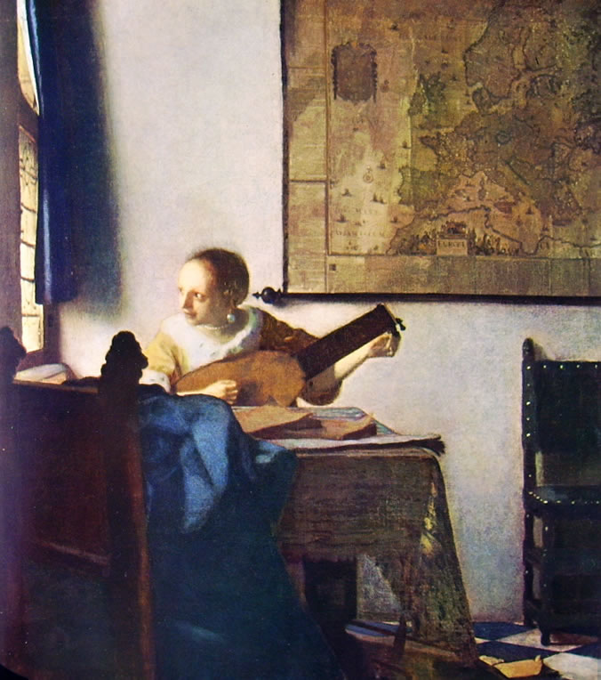 Jan Vermeer: Suonatrice di liuto