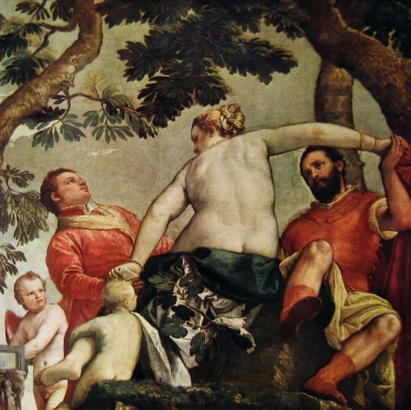 Il Veronese: Quattro allegorie - L'infedeltà (La contesa d'amore)