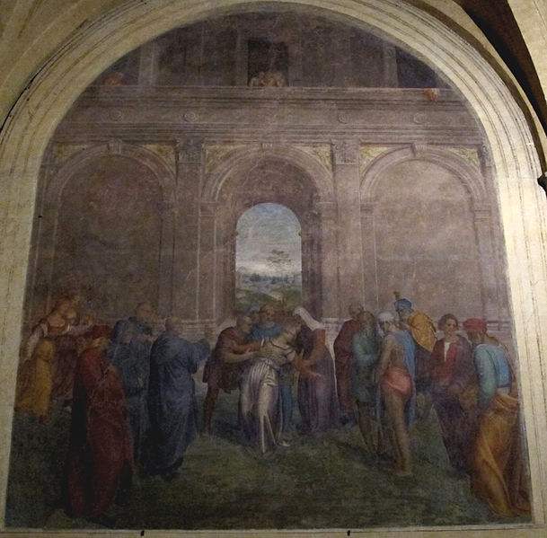 Andrea del Sarto: Chiostrino dei Voti della basilica della Santissima Annunziata, Firenze.