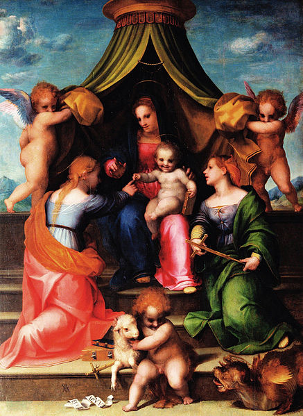 Andrea del Sarto: Matrimonio mistico di santa Caterina d'Alessandria