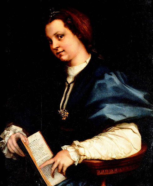 Andrea del Sarto: Dama col Petrarchino