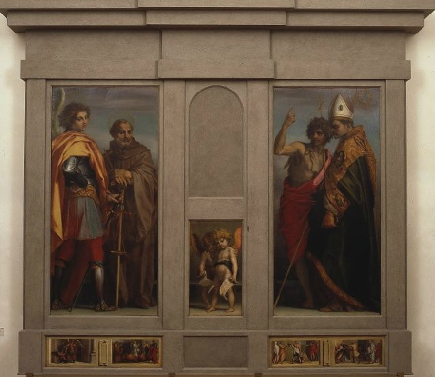 Andrea del Sarto: Dossale dei quattro santi (Pala di Vallombrosa)