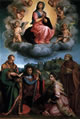 Madonna in gloria con quattro santi