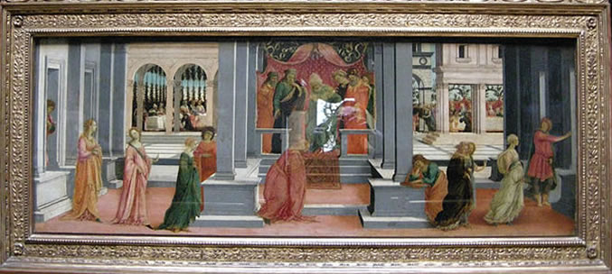 Filippino Lippi: Ester scelta da Assuero (Chantilly)