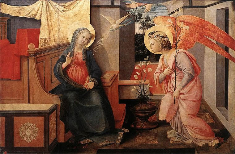 Filippo Lippi: Annunciazione Doria