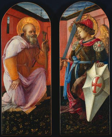 I santi Antonio Abate e Michele Arcangelo