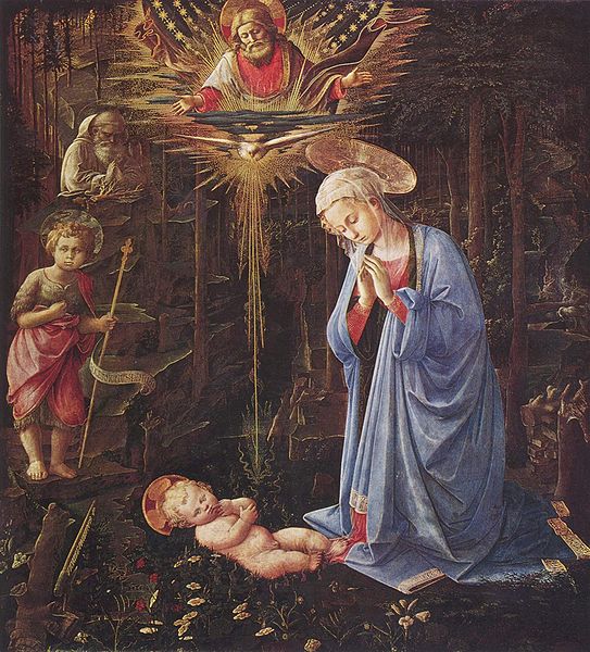 Filippo Lippi: Adorazione del Bambino di palazzo Medici