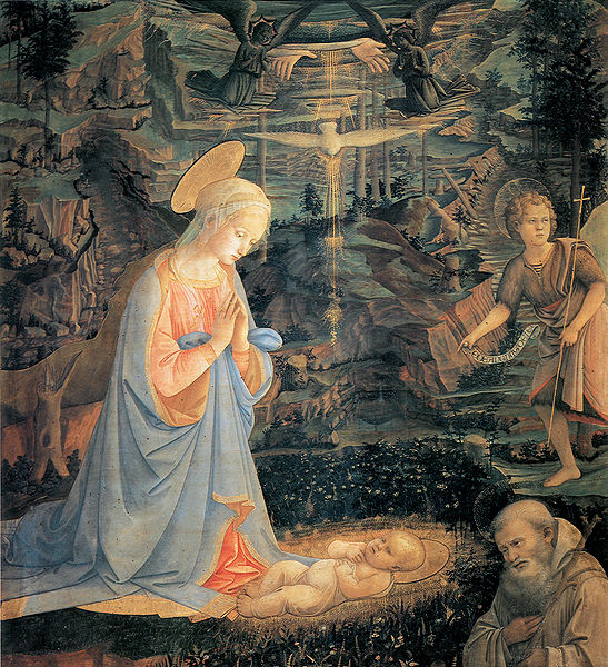 Filippo Lippi: Adorazione del Bambino (Monastero di Camaldoli)