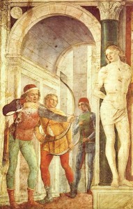 San Sebastiano, 1489 circa, Pinacoteca di Brera, Milano.
