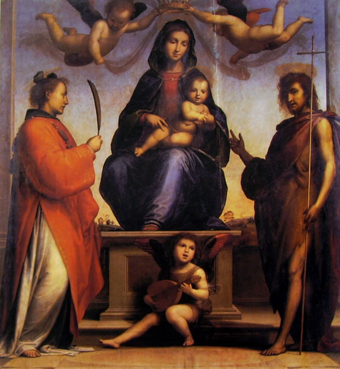 Fra' Bartolomeo: Madonna col Bambino fra i Santi Giovanni Battista e Stefano