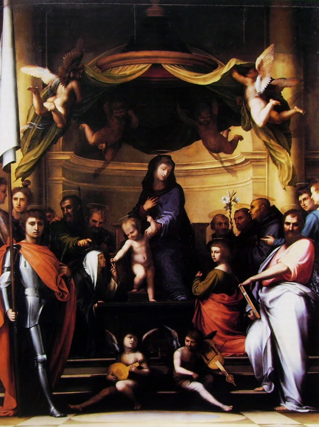 Fra' Bartolomeo: Sacra Conversazione, o Matrimonio mistico di Santa Caterina (Pala Pitti)