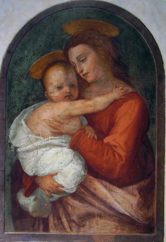 Fra' Bartolomeo: Madonna col Bambino (affresco)