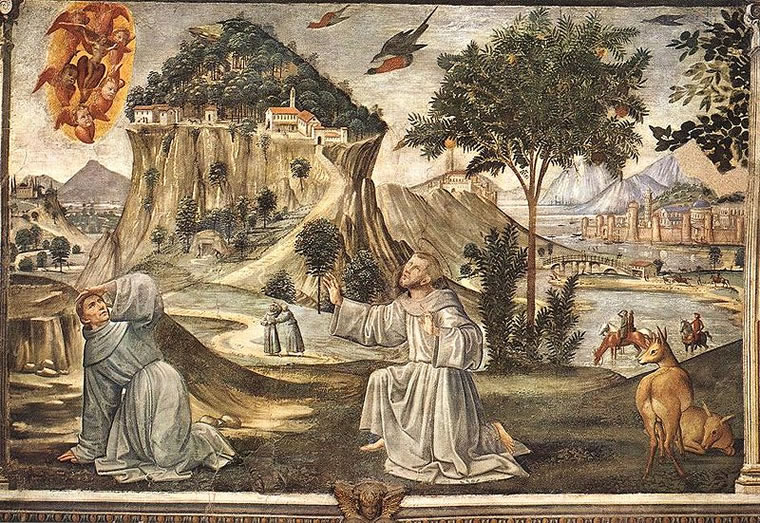 Domenico Ghirlandaio: Cappella Sassetti - Stigmate di san Francesco