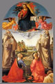 Cristo in gloria con quattro santi e un committente