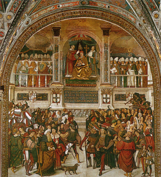 Pinturicchio: Incoronazione di Pio III