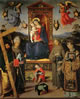 Madonna in trono e santi
