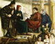 Giotto dipinge il ritratto di Dante