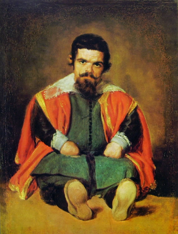 Il buffone Sebastian de Morra, Madrid Prado (cm. 81)