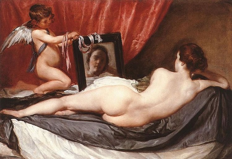 Venere allo specchio, Londra National Gallery (cm: 175) 