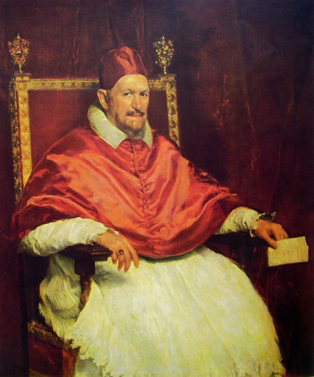Papa Innocenzo X, Roma Galleria Doria Pamphilj (cm. 120)