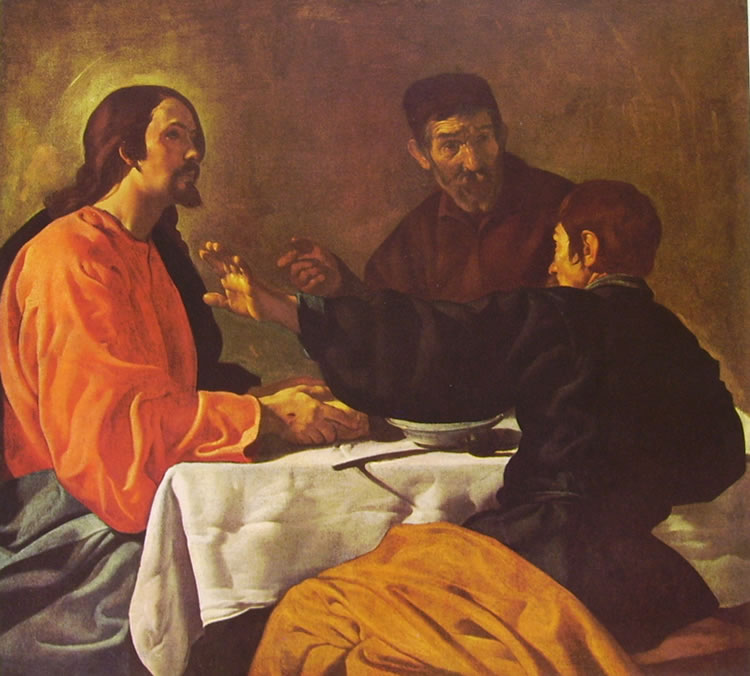 La cena in Emmaus, New York, Metropolitan Museum, 123 x 132,6 cm.