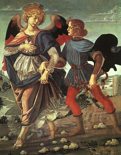 Bottega del Verrocchio, Tobiolo e l'angelo