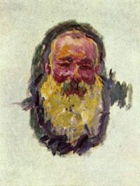 Claude Monet: Autoritratto, 1917 , 70 x 55 cm. Louvre, Parigi.