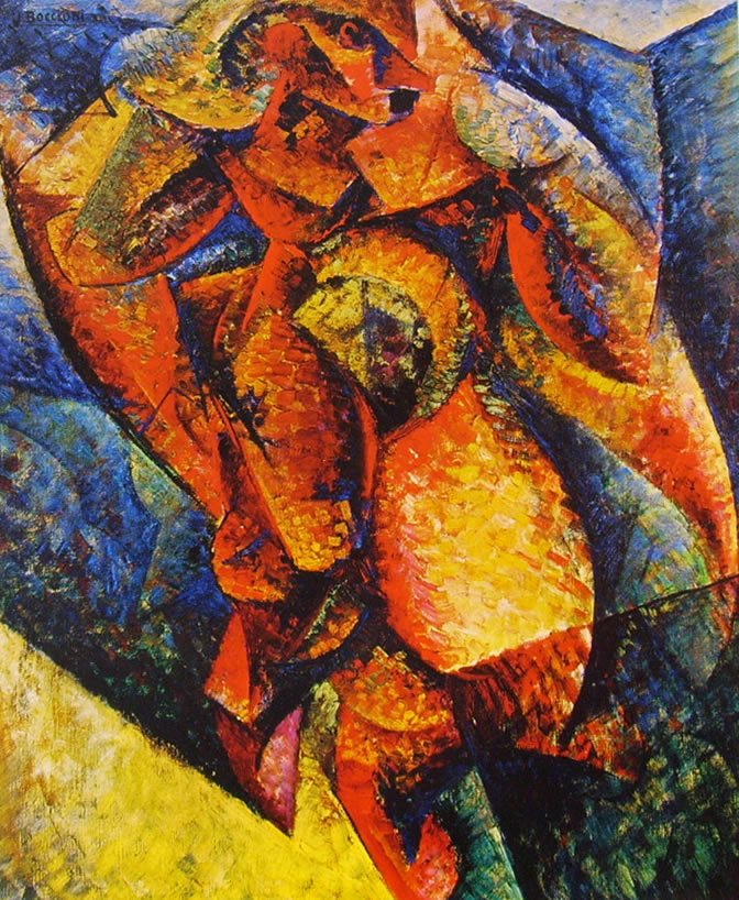 Umberto Boccioni: Dinamismo di un corpo umano n° 2