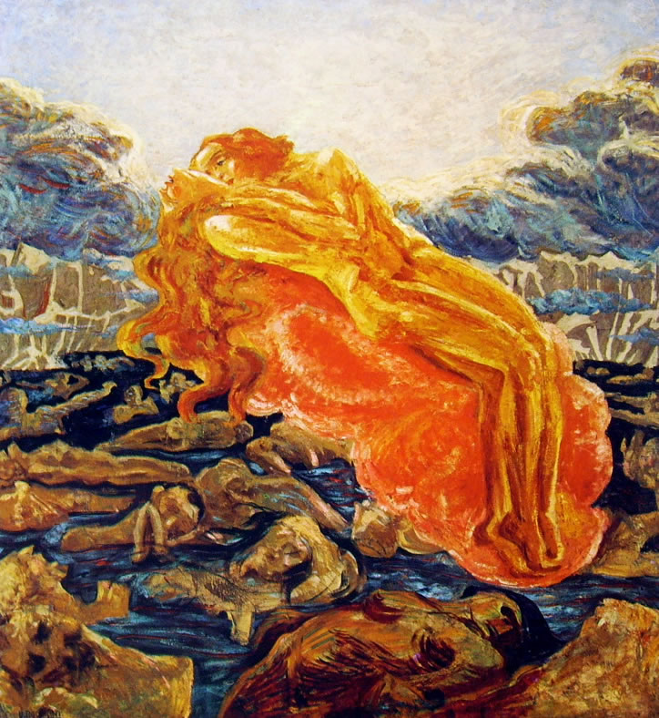 Paolo e Francesca di Umberto Boccioni