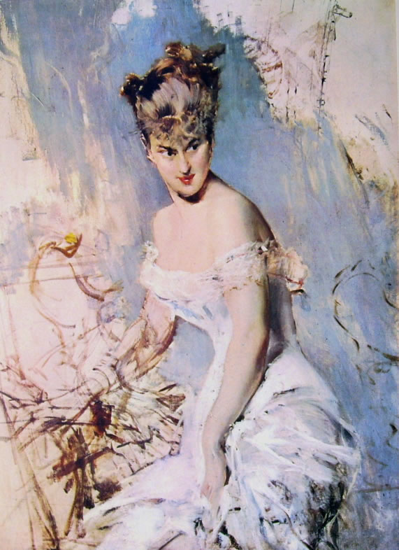 Giovanni Boldini: Ritratto dell'attrice Alice Regnault