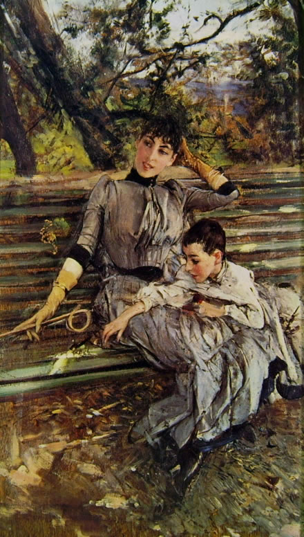 Giovanni Boldini: In giardino (Collezione Rizzoli)