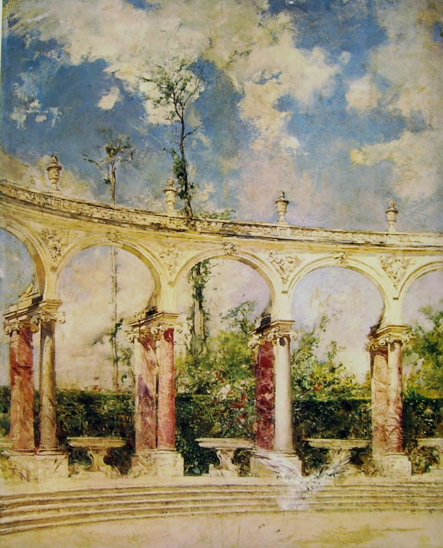 Giovanni Boldini: La colonnade di Versailles