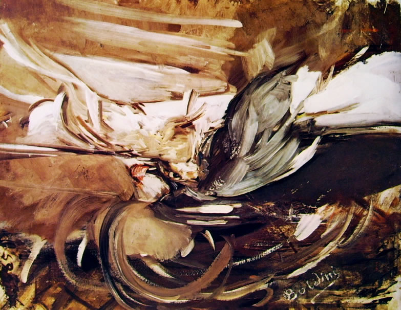 Giovanni Boldini: Selvaggina in grigio