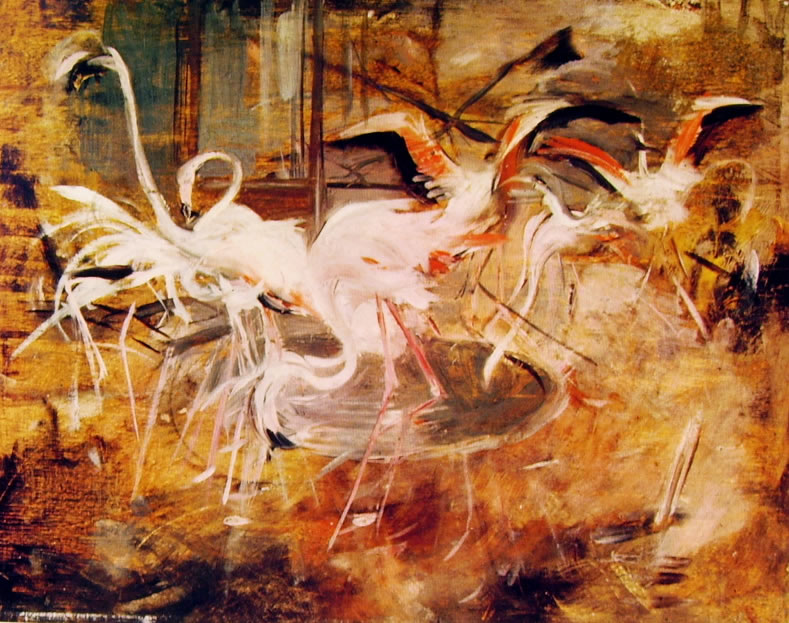 Giovanni Boldini: Ibis nel 'Palais rose' al Vesinet