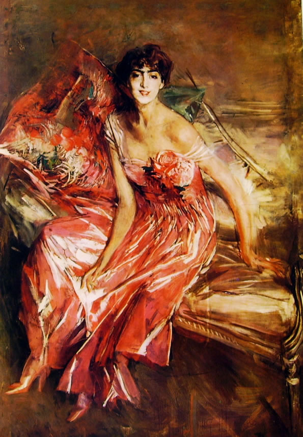 Giovanni Boldini: La donna in rosa