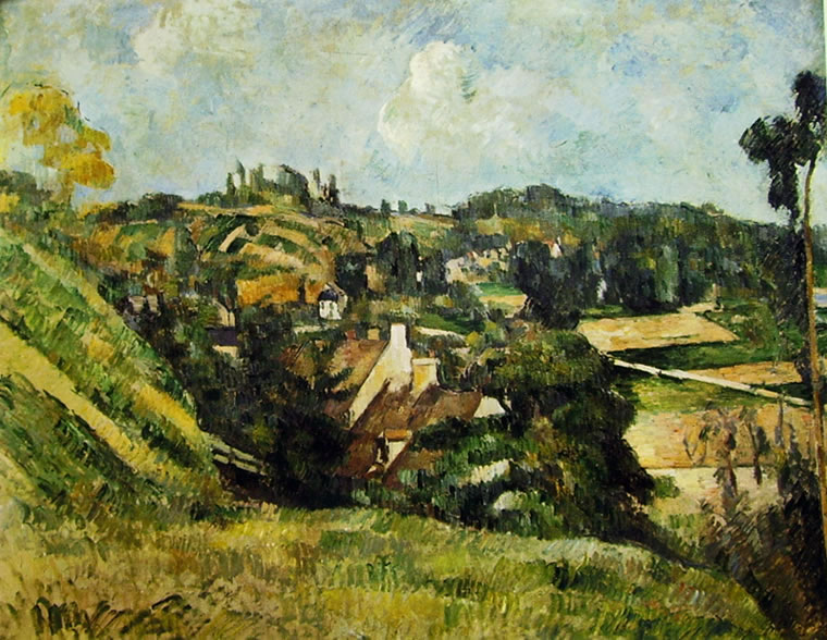 Paul Cezanne: Auvers vista dalla Val Harme