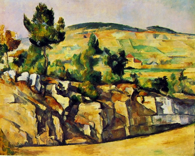 Paul Cezanne: Rupi e colli in Provenza