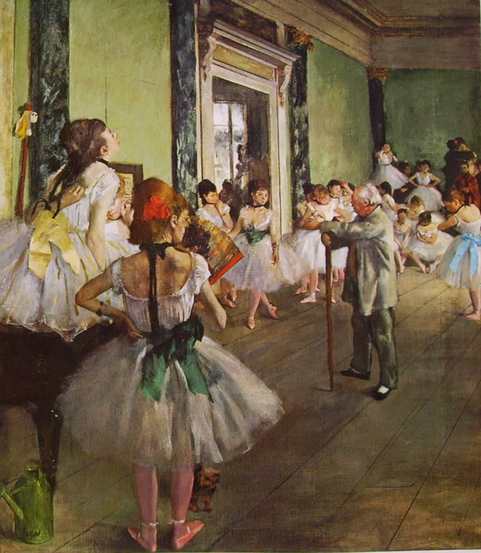 Edgar Degas: Lezione di danza (Museo d'Orsay)