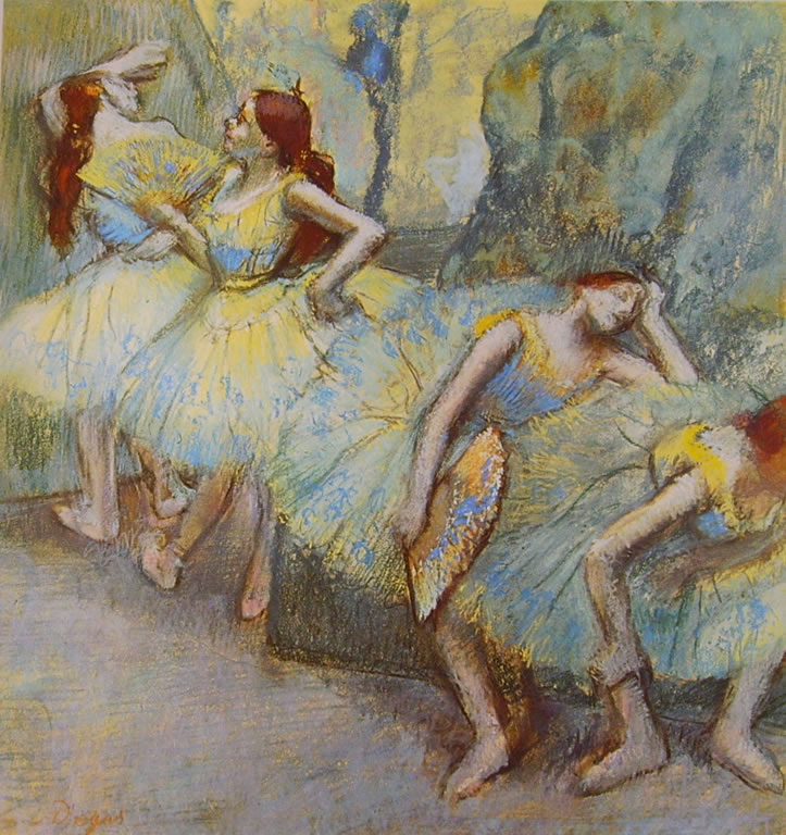 Edgar Degas: Ballerine fra le quinte
