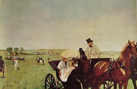 Edgar Degas: la vettura alle corse