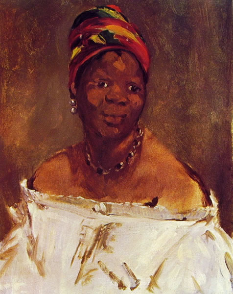 Edouard Manet: La negra (uno studio per Olympia)