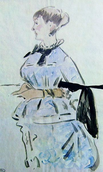 Edouard Manet: Ritratto di Isabelle Lemonnier