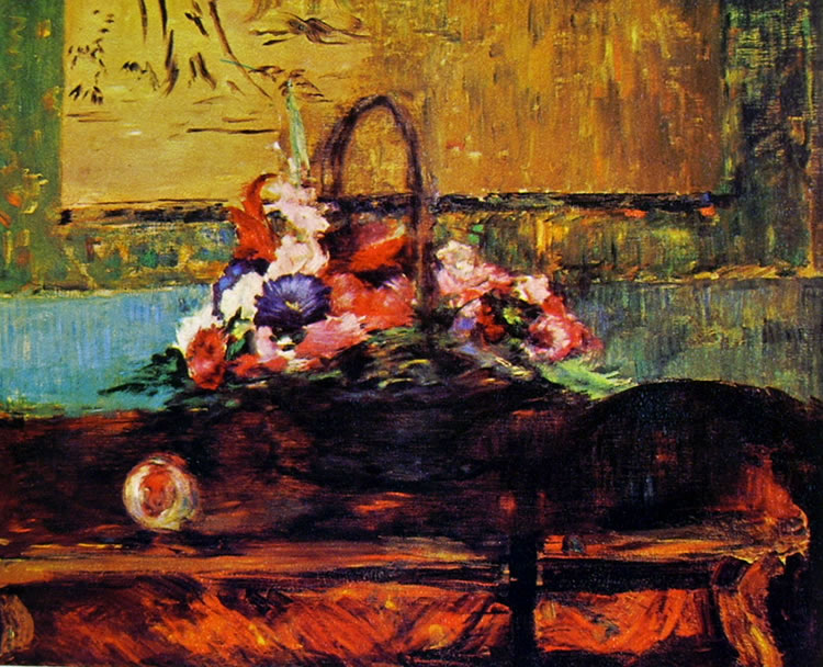 Edouard Manet: Cestino di fiori,